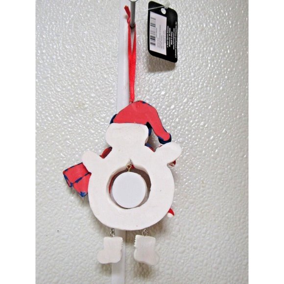 MLB New York Yankees Clay Dough Snowman Christmas Ornament by Team Sports Americ - Picture 2 of 2